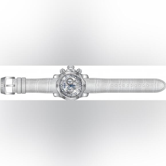 New Invicta Reserve Venom 22007 Limited Edition White Leather Swiss Quartz Watch - Picture 15 of 16